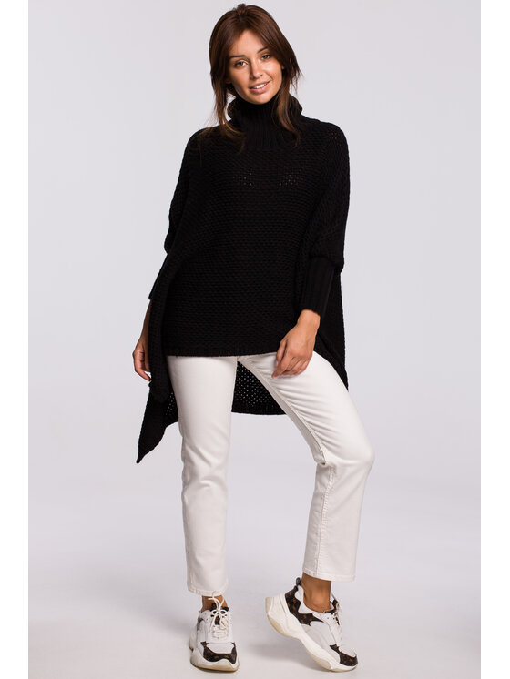 BeWear BeWear Sweter bk049 Czarny Custom Fit