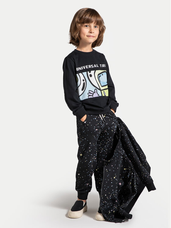 Coccodrillo Coccodrillo Sweatshirt ZC4143103WBK Schwarz Regular Fit