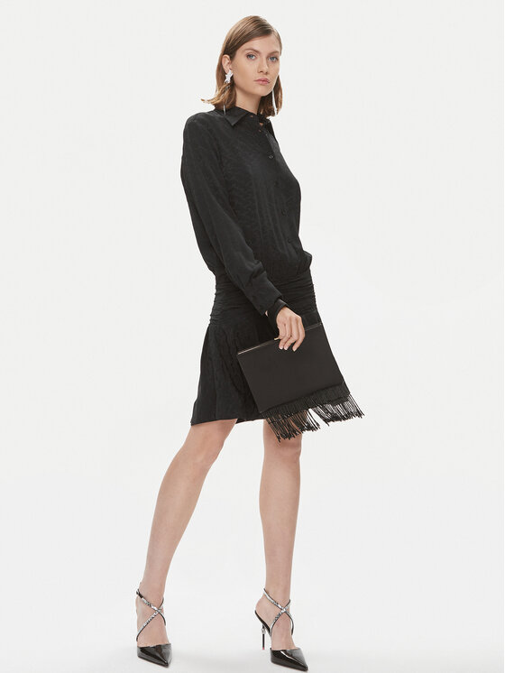 PINKO Pinko Haljina za svaki dan Arzach 102306 A193 Crna Flare Fit