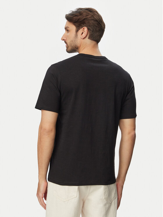 Jack & Jones Jack & Jones T-Shirt Cassis 12295066 Černá Regular Fit