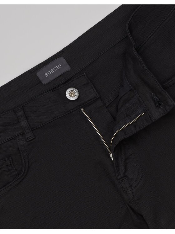 Borgio Borgio Jeansy GAGLIATO Czarny Classic Fit