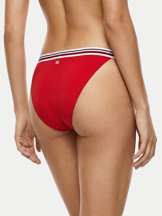Tommy Hilfiger Tommy Hilfiger Bikinio apačia Cheeky UW0UW06354 Raudona