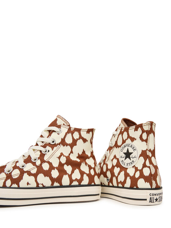 Converse Converse Plátěnky Chuck Taylor All Star Cow Print A17924C Hnědá