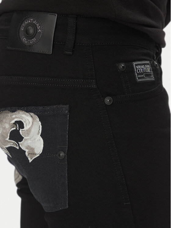 Versace Jeans Couture Versace Jeans Couture Traperice 78GAB5DC Crna Slim Fit
