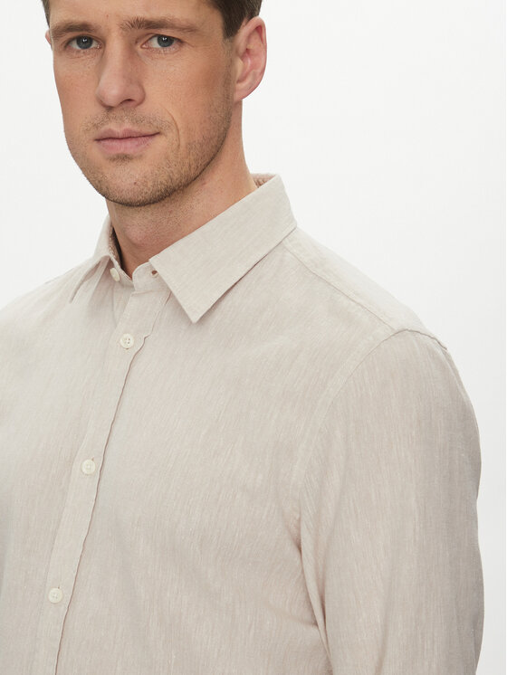 JOOP! Jeans JOOP! Jeans Πουκάμισο 15 JJSH-92Hanson2K-W 30045977 Μπεζ Regular Fit