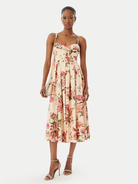Guess Guess Коктейлна рокля W6GKAF W2558 Розов Regular Fit