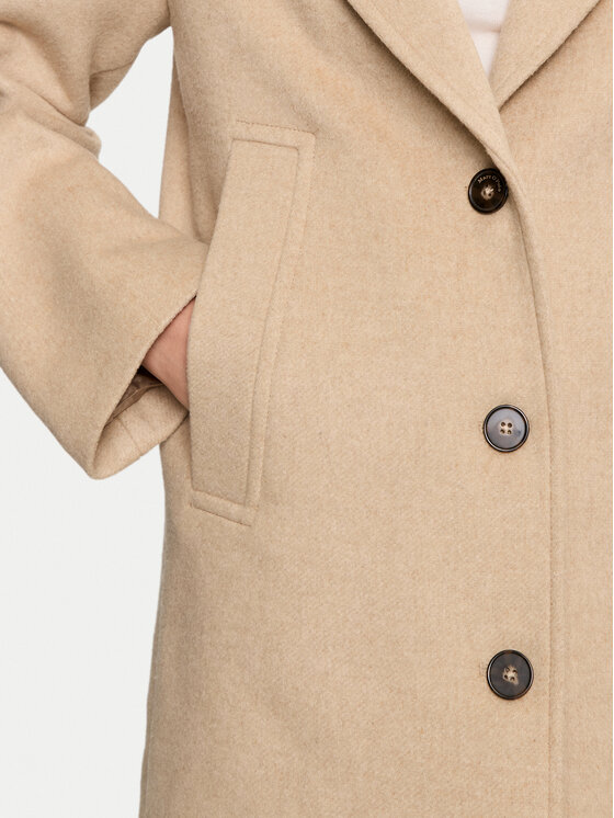 Marc O'Polo Marc O'Polo Вовняне пальто 408 0294 71265 Бежевий Regular Fit