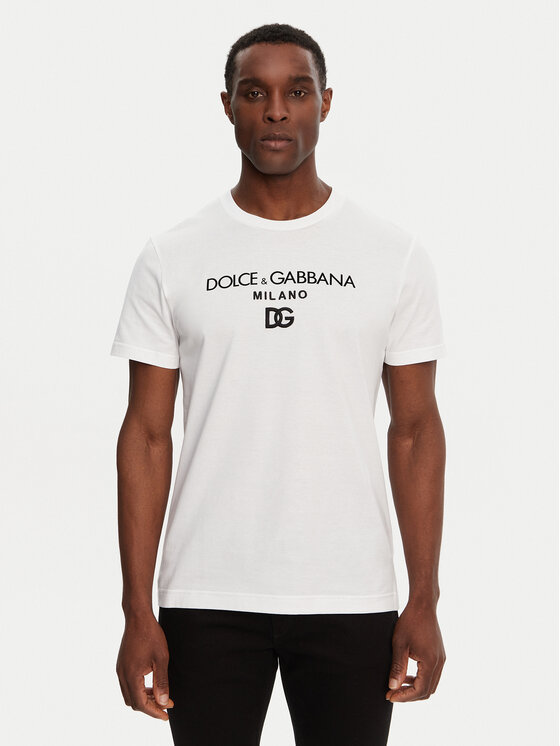 Dolce&Gabbana Dolce&Gabbana T-shirt G8PD7Z G7B9X Bijela Regular Fit