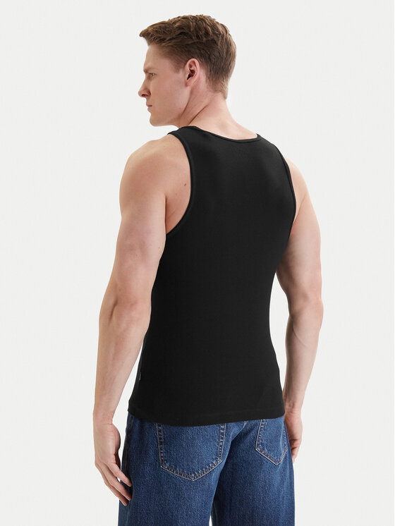 Guess Jeans Guess Jeans Τοπ M6GP05 KA0H1 Μαύρο Regular Fit