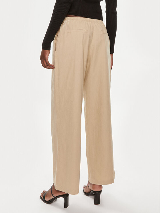 Brave Soul Brave Soul Pantaloni di tessuto LTRW-272LIBBYST Beige Straight Fit