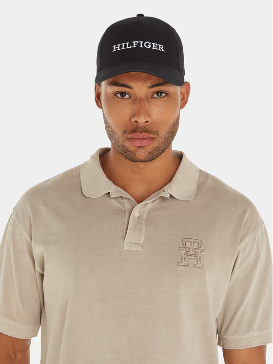 Tommy Hilfiger Tommy Hilfiger Шапка с козирка Th Monotype Soft 6 Panel Cap AM0AM12154 Черен