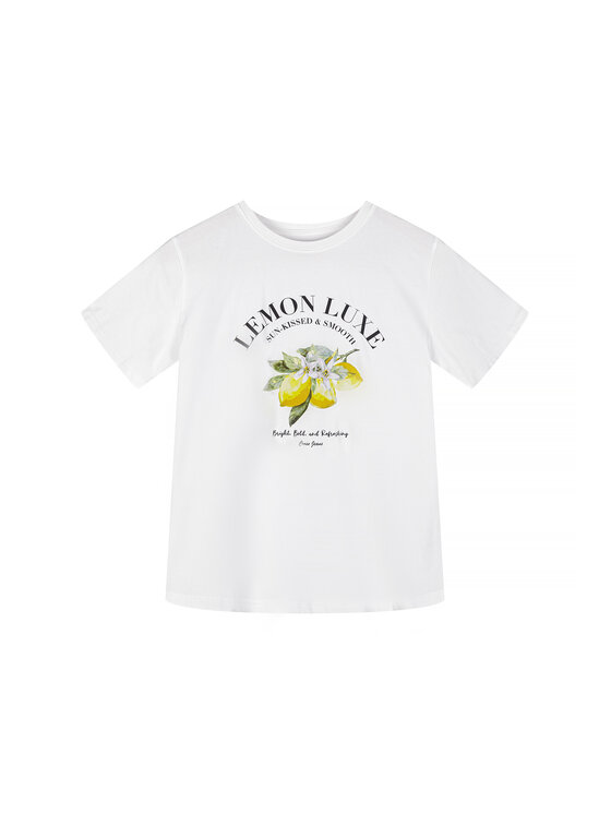 Cross Jeans Cross Jeans T-Shirt 56269-008 Biały