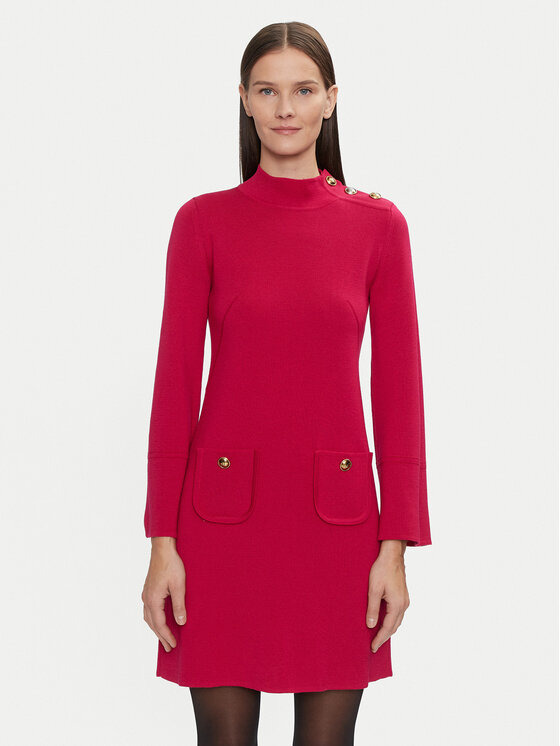 Luisa Spagnoli Luisa Spagnoli Плетена рокля Melodiosa 58421 Розов Regular Fit