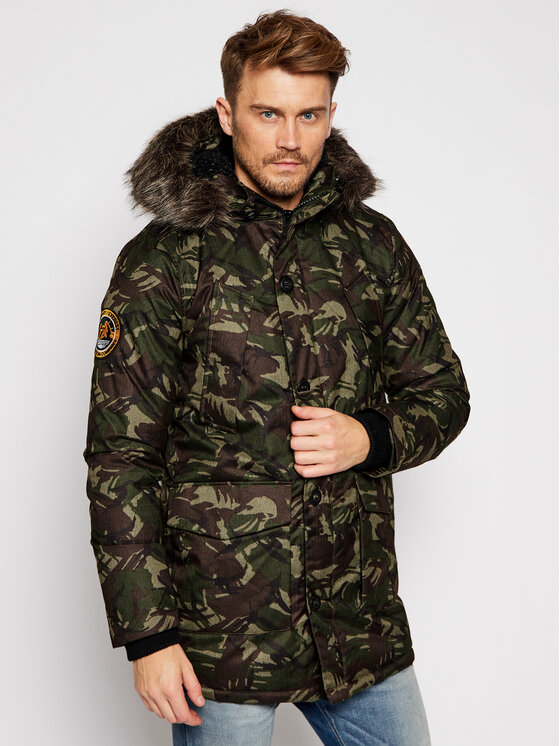Superdry everest parka camo online