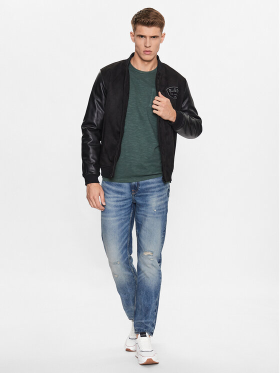 Guess Guess Teksad M3YA37 D4T9I Sinine Regular Fit