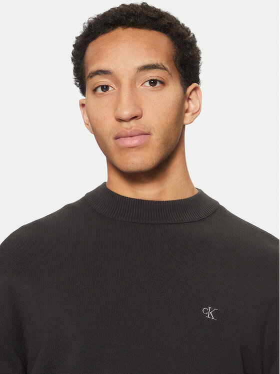 Calvin Klein Jeans Calvin Klein Jeans Πουλόβερ J30J326741 Μαύρο Regular Fit