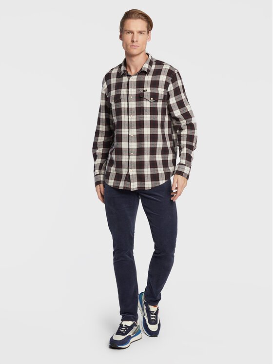 Lee Lee Koszula Clean Western L66RDH74 112322557 Kolorowy Regular Fit