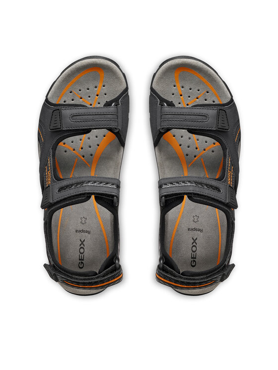 Geox Geox Sandále U Sandal Strada U8224D 0EKBC C4367 Čierna