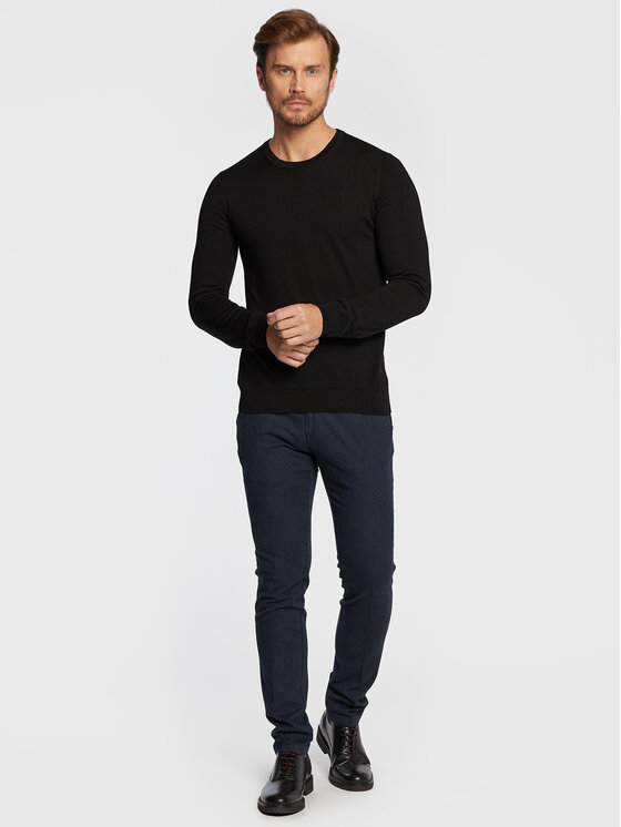 HUGO Hugo Pullover San Cedric-M1 50476832 Schwarz Slim Fit
