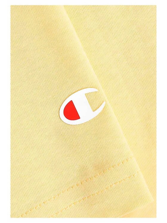 Champion Champion T-Shirt 115211 Żółty Comfortable Fit