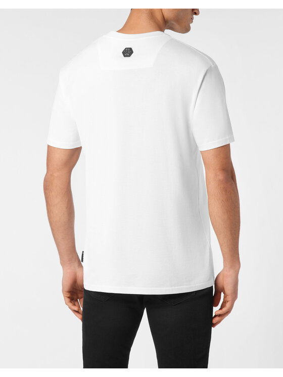 PHILIPP PLEIN PHILIPP PLEIN T-Shirt 24925 Biały Regular Fit