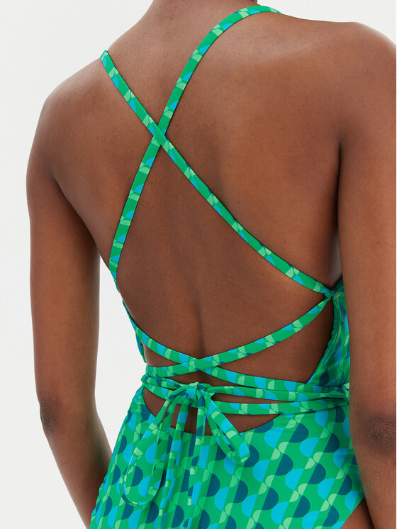 Seafolly Seafolly Jednodílné plavky Sorrento 11201-277 Zelená