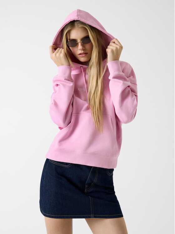 Guess Jeans Guess Jeans Mikina 180711 Růžová Classic Fit
