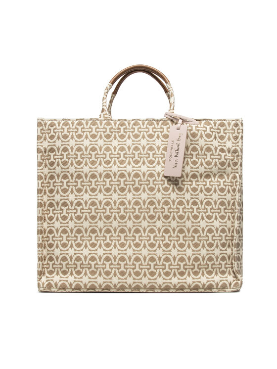 Coccinelle Coccinelle Handtasche LBD Never Without Bag Jacquar E1 LBD 18 01 01 Beige