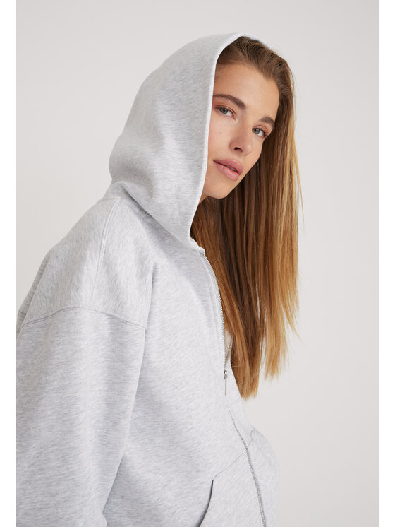 Style Republic Style Republic Bluza Zip Hoodie Szary jasny Comfortable Fit