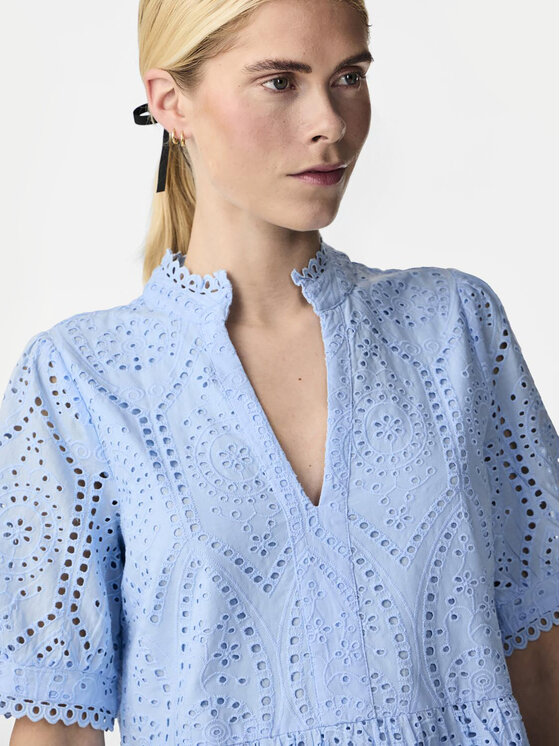YAS YAS Лятна рокля Holi 26027163 Светлосиньо Relaxed Fit