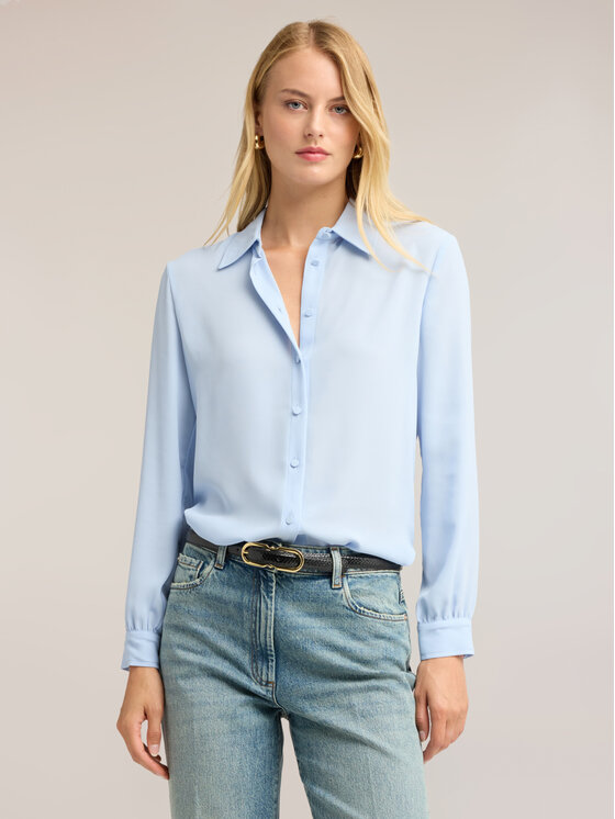 Motivi Motivi Camicia 5093Q001022N004 Turchese Regular Fit