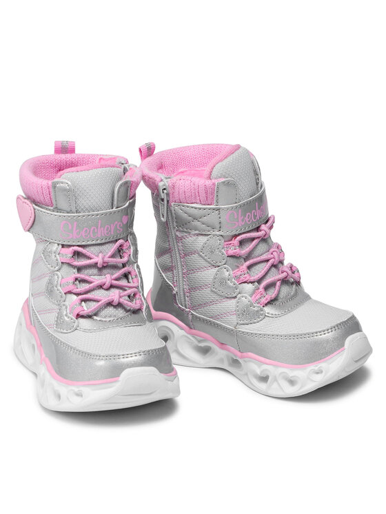 Skechers Skechers Kozaki Heart Chaser 20287N/GYPK Szary