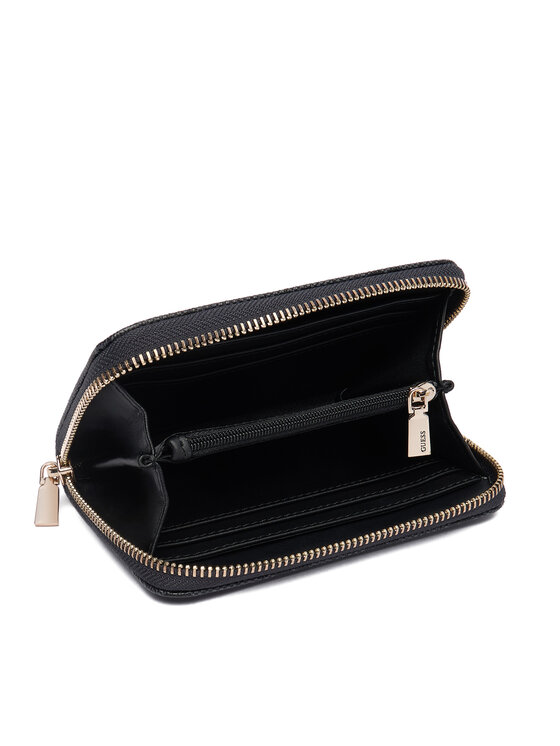 Guess Guess Портфейл Yvonne Logo Slg SWSG23 78140 Тъмносив