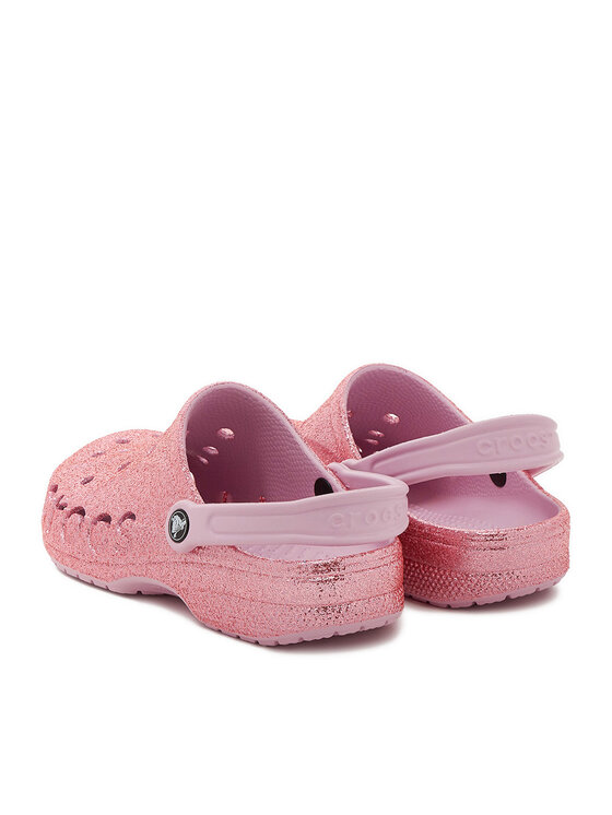 Crocs Crocs Şlapi C-BAYA GLITTER CLOG 205925-6GD Roz