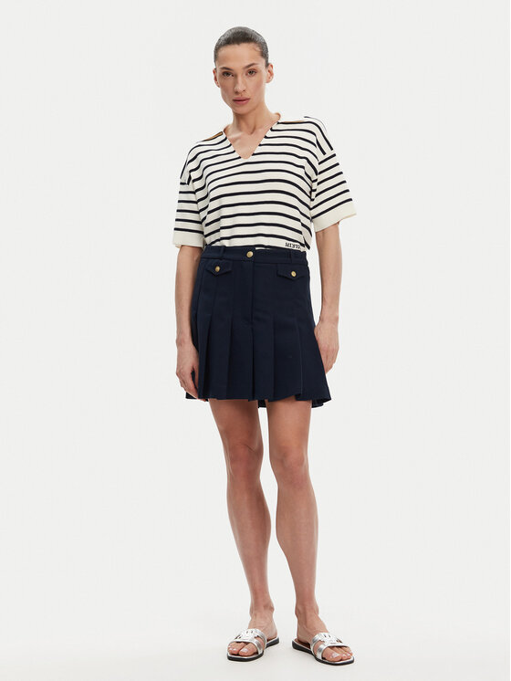 Tommy Hilfiger Tommy Hilfiger Sweter WW0WW45400 Beżowy Regular Fit