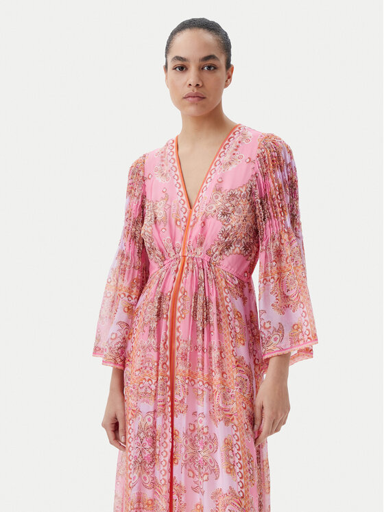 Hale Bob Hale Bob Poletna obleka with silk 4YAS616A Roza Regular Fit