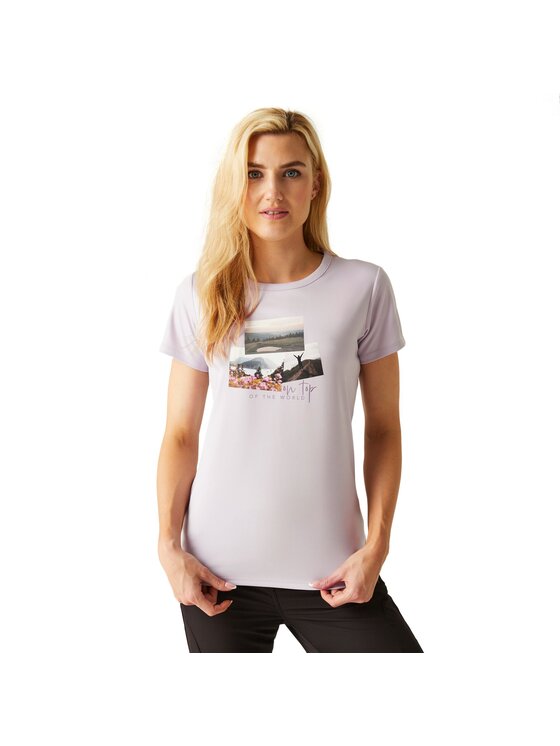 Regatta Regatta T-Shirt RG9845 Fioletowy Short Fit