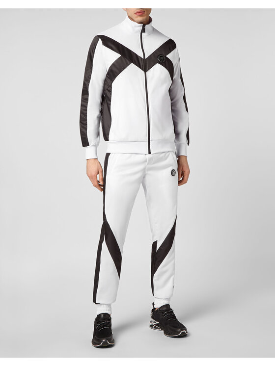 Plein Sport Plein Sport Sada top a kalhoty 1689 Bílá Regular Fit