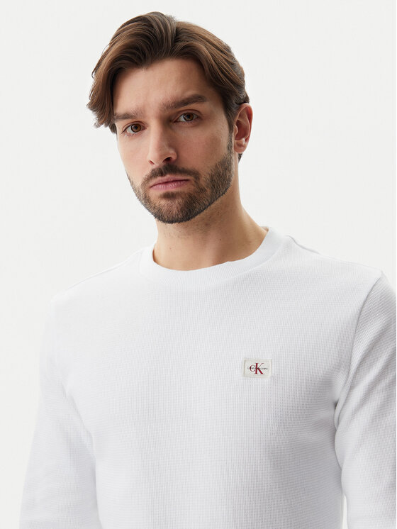 Calvin Klein Jeans Calvin Klein Jeans Longsleeve J30J327117 Bianco Regular Fit