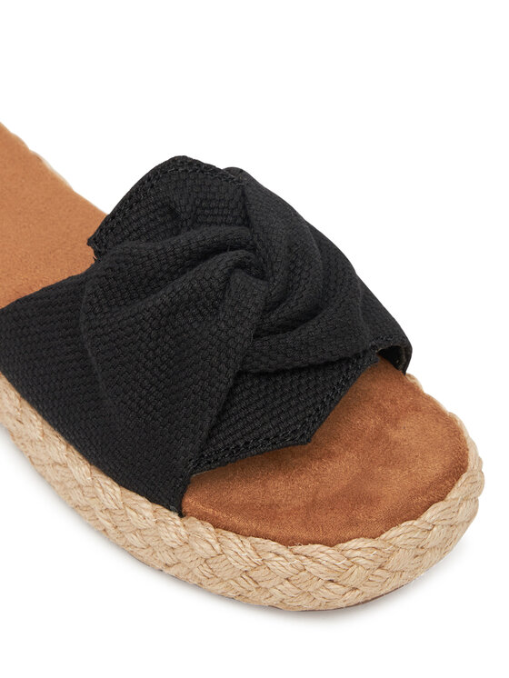 Toms Toms Еспадрильї Abby Slide 10021978 Чорний
