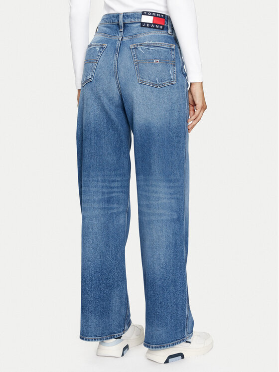 Tommy Jeans Tommy Jeans Blugi Claire DW0DW18175 Albastru Wide Leg