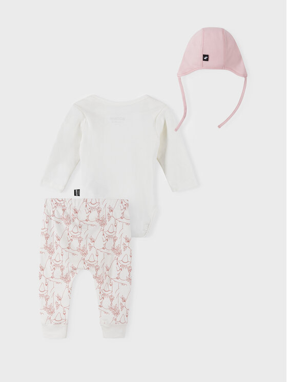 Set body și pantalon Reima Copii, Mărimea: 56_62, Bej, MOOMIN Dyrbaraste 5200067A