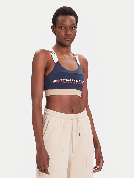 Tommy Sport Tommy Sport Podprsenkový top S10S100199 Tmavomodrá