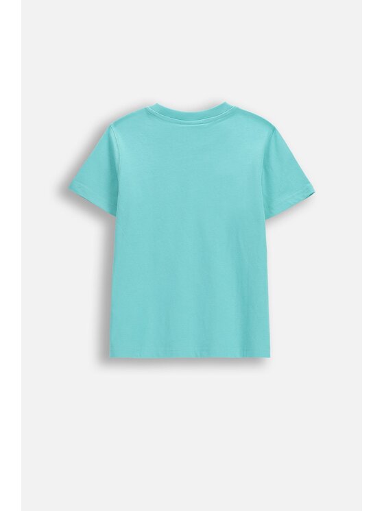 Coccodrillo Coccodrillo T-Shirt WC6143203RBK-013 Turkusowy Regular Fit