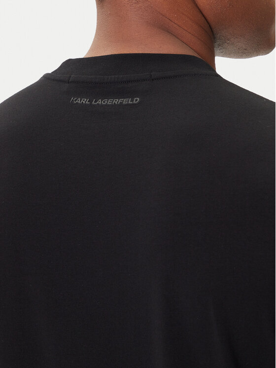 KARL LAGERFELD KARL LAGERFELD T-krekls 755750 500221 Melns Regular Fit