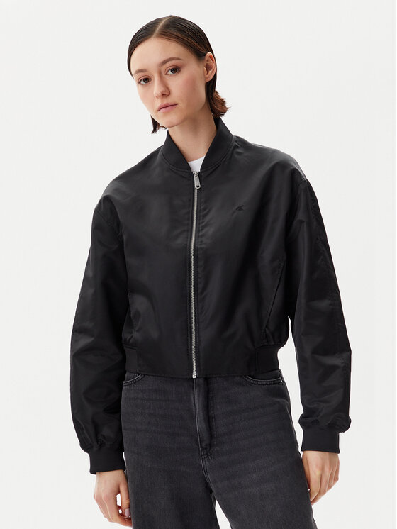 Calvin Klein Jeans Calvin Klein Jeans Geacă bomber Hero LV047B528G Negru Relaxed Fit