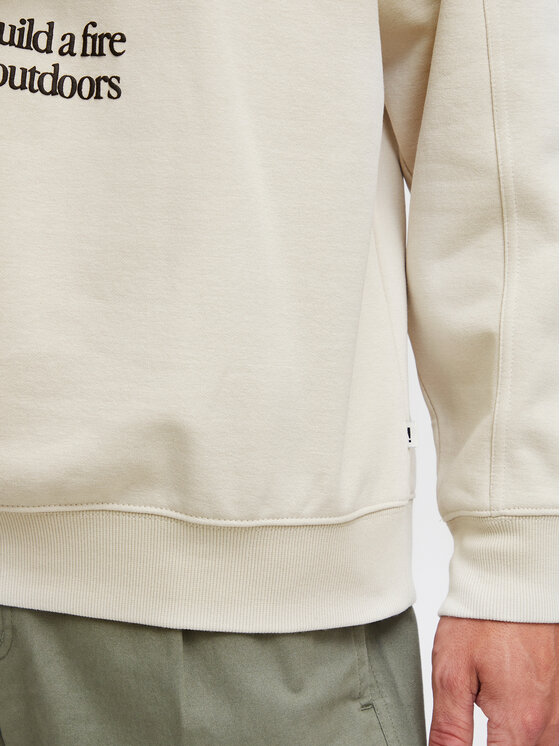 Solid Solid Sweatshirt 21108021 Beige Regular Fit