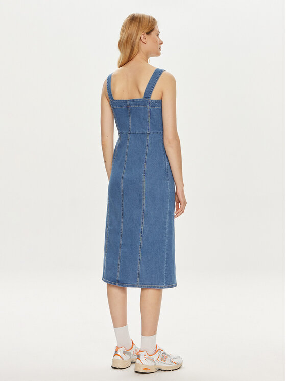 Vero Moda Vero Moda Jeans haljina Saila 10310393 Plava Regular Fit