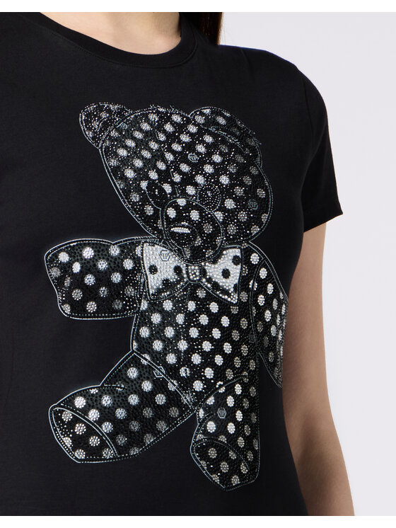 PHILIPP PLEIN PHILIPP PLEIN T-shirt 31063 Nero Skin Tight Fit