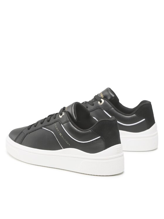 Tommy Hilfiger Tommy Hilfiger Sneakers Feminine Court Sneaker FW0FW07122 Nero